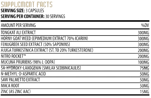 Hammer Labz Trojan Test 90 caps - GIGACULT
