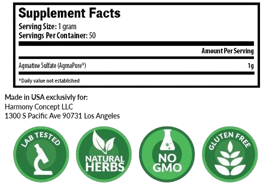 Harmony Concept Agmatine Sulfate AgmaPure 50g - GIGACULT