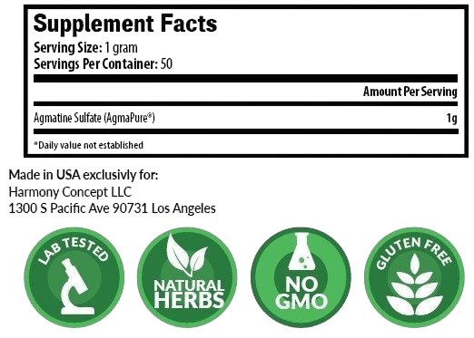 Harmony Concept Agmatine Sulfate AgmaPure 50g - GIGACULT