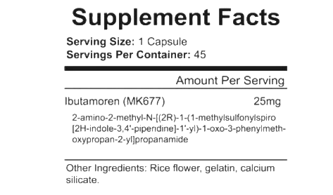 Lawless Labs Ibuta HGH MK-677 45 caps - GIGACULT
