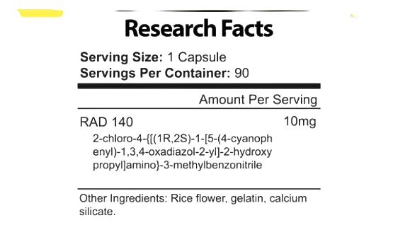 Lawless Labs Testolone Sarm Rad - 140 90 caps - GIGACULT