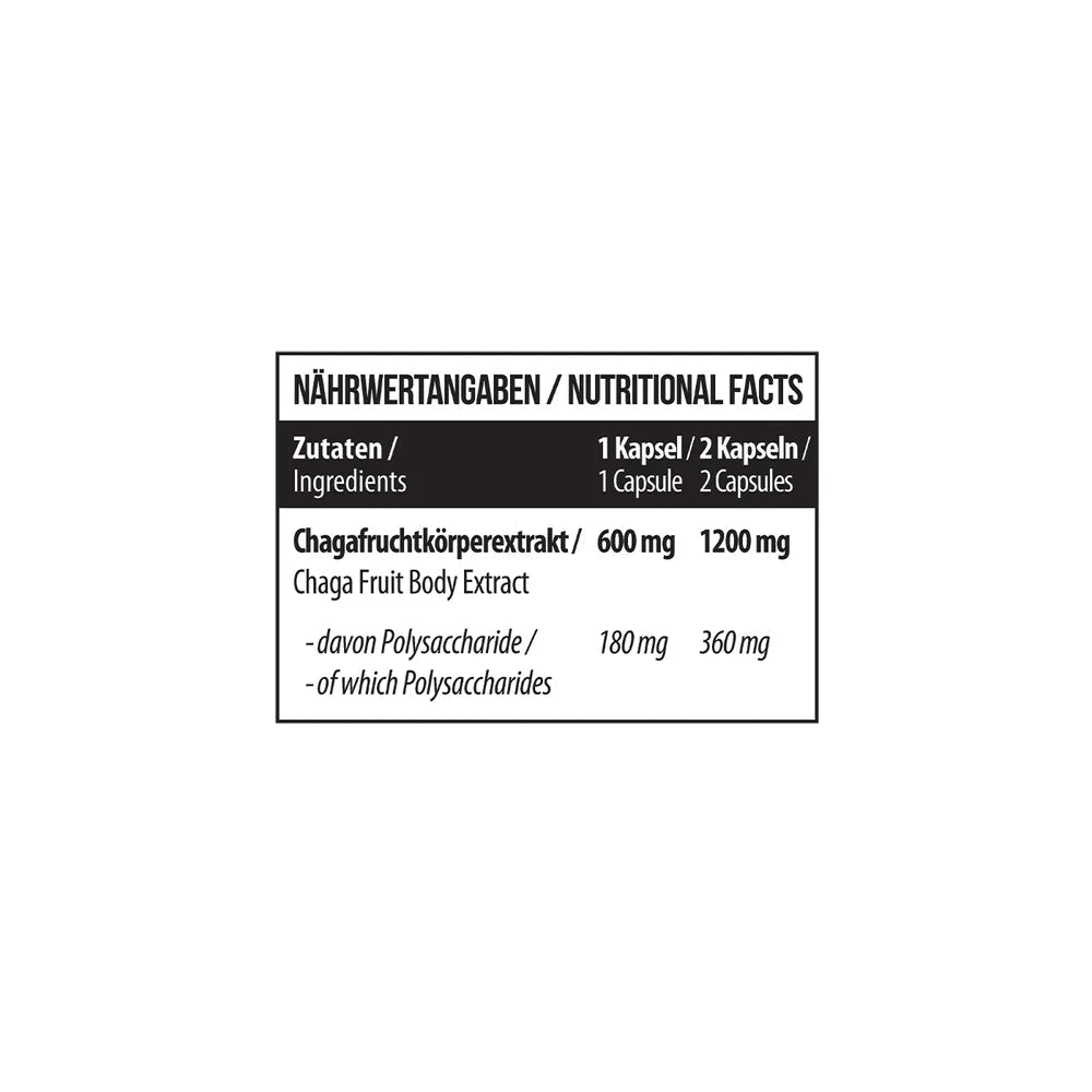 MST® Chaga Mushroom 1200 mg – Natural Immune & Stress Support - GIGACULT