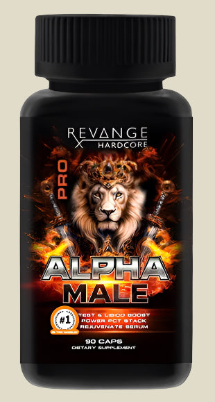 Revange Alpha Male Pro 90 caps Testosterpone booster - GIGACULT