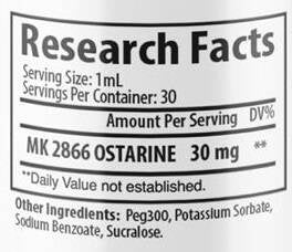 Sarma - Com MK2866 30 ml ostarine liquid 30 mg in 1 ml - GIGACULT