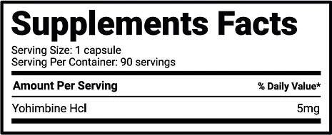 Smart Brothers SMART YOHIMBINE HCL 90 caps - GIGACULT