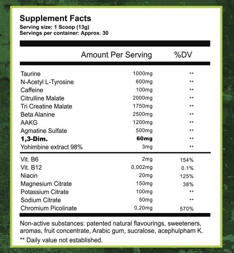 Warrior Labz Kamikadze Xtreme Pump 400g - GIGACULT