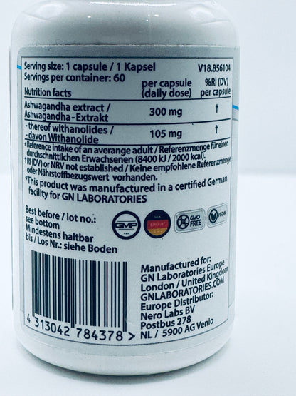 Ashwagandha Shoden - 60 capsules 35% withanolides