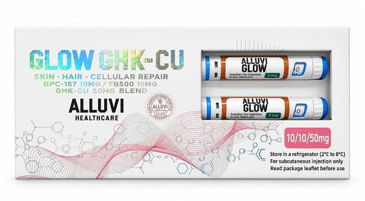 Alluvi GLOW – BPC-157 + TB-500 + GHK-Cu Peptide Blend, 2 Pens - GIGACULT