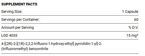 Bio Molecule Ligandrol 15mg 60 caps - GIGACULT