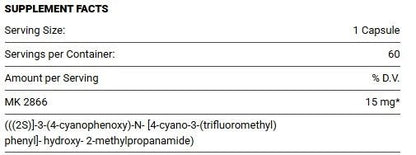 Bio Molecule Ostarine 60 caps - GIGACULT