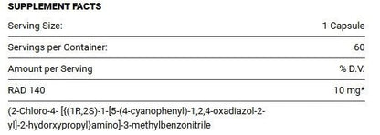 Bio Molecule RAD - 140 60 caps - GIGACULT