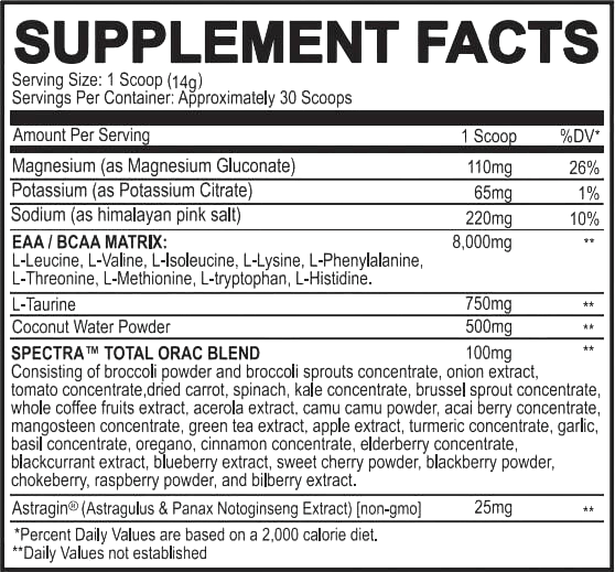 Black Magic KEYZ 420g BCAA, EAA and antioxidants - GIGACULT