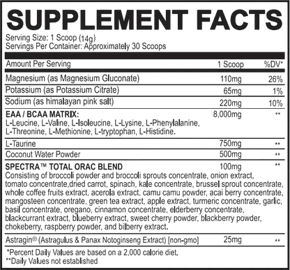 Black Magic KEYZ 420g BCAA, EAA and antioxidants - GIGACULT