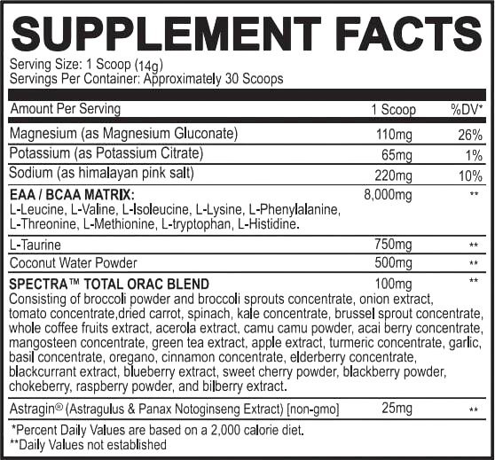 Black Magic KEYZ 420g BCAA, EAA and antioxidants - GIGACULT