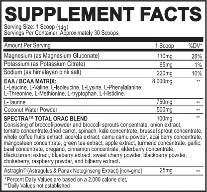 Black Magic KEYZ 420g BCAA, EAA and antioxidants - GIGACULT