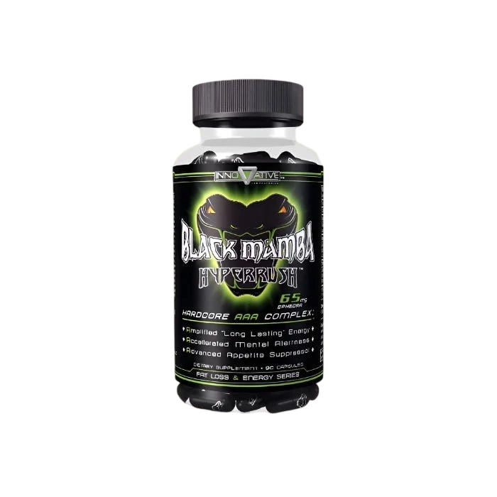 Black Mamba Hyperrush USA Version DMHA 90 caps - GIGACULT