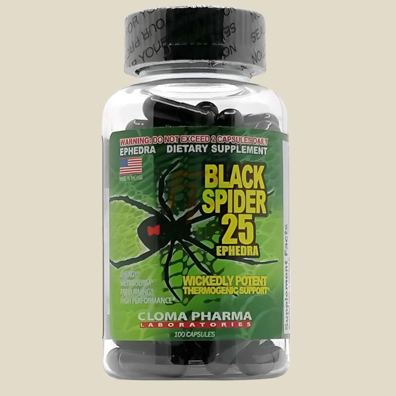 Cloma Pharma Black Spider 100 caps - GIGACULT