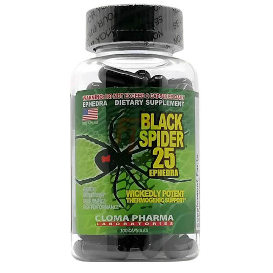 Cloma Pharma Black Spider 100 caps - GIGACULT