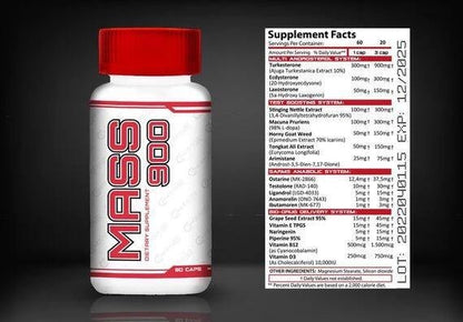 Concealed Labs Mass 900 60 caps anabolic stack - GIGACULT