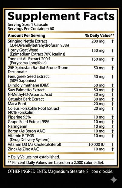 Core Labs Veno Test 60 caps Cobra - GIGACULT