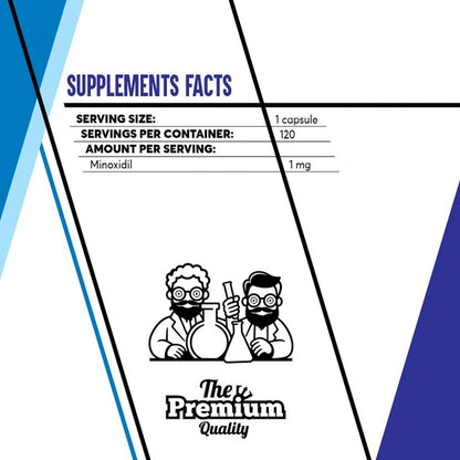 Smart Brothers Minoxidil 1 mg – 120 Capsules | Advanced Hair Growth Support