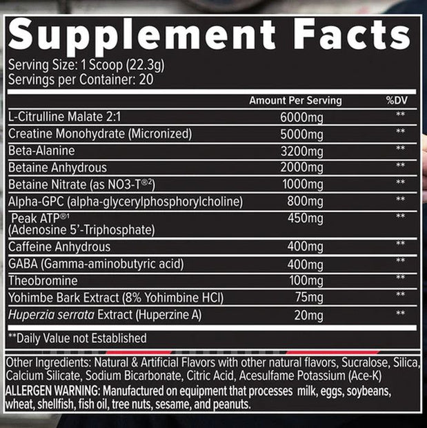 Finaflex WRN PWO 448g pre - workout booste - GIGACULT