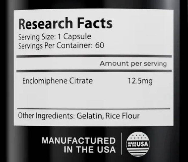 Freedom Enclomiphene 60 caps - dietary supplement for PCT - GIGACULT