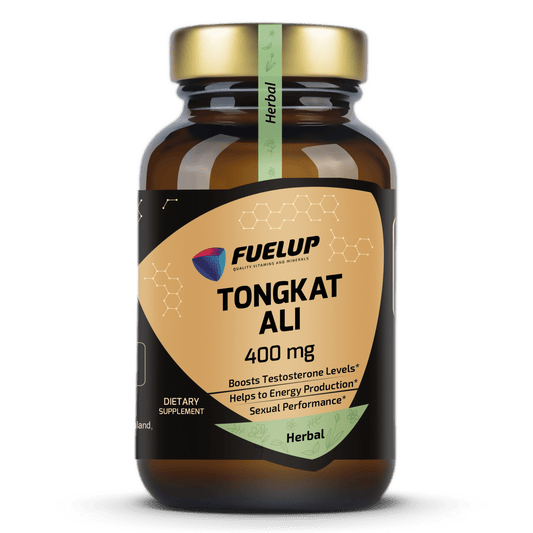 FuelUp Tongkat Ali 400 mg - Herbal performance support for energy and vitality, includes Tongkat Ali for performance support.