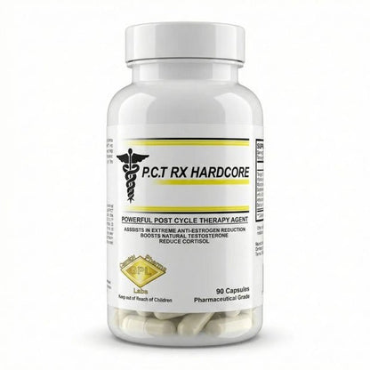 GeneTech Pharma Labs P.C.T RX Hardcore 90 caps - GIGACULT