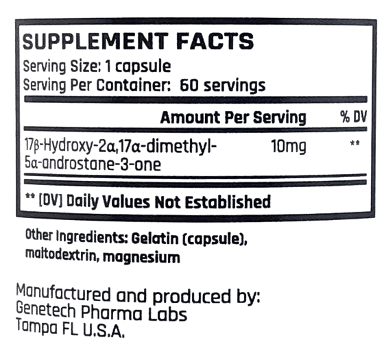 Genetech Pharma Labs Superdrol 250 - GIGACULT