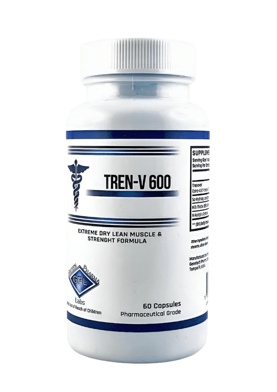Genetech Pharma Labs Tren-V 600 60 caps - GIGACULT