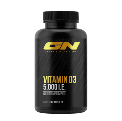 Genetic Nutrition Laboratories Vitamin D3 5000IE · 60 caps - GIGACULT