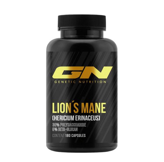 GN Laboratories Lions Mane Hericium Erinaceus 180 capsules bottle for cognitive support and immune health
