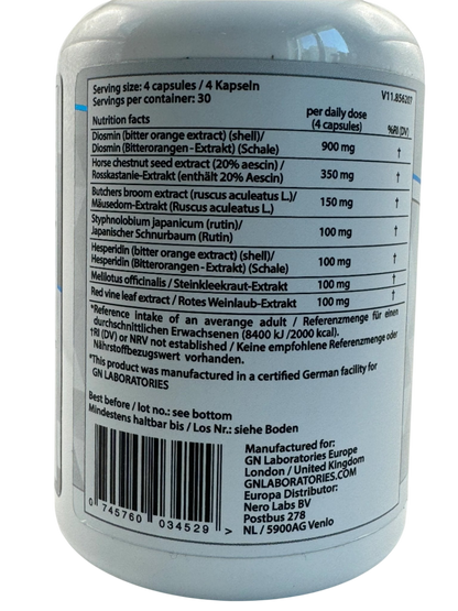 GN Laboratories Vein Support Complex - 120 capsules - GIGACULT