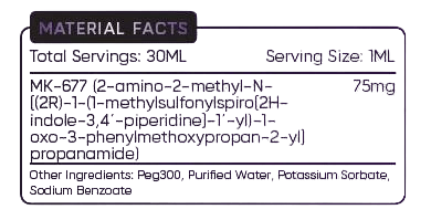 GynSyn Labs MK677 liquid 30 ml (1ml 90mg) - GIGACULT