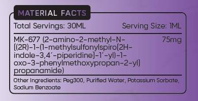 GynSyn Labs MK677 liquid 30 ml (1ml 90mg) - GIGACULT