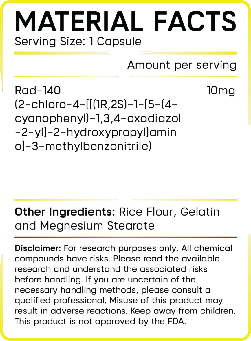 GynSyn Labs RAD140 90 caps - GIGACULT