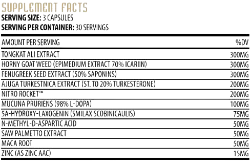 Hammer Labz Trojan Test 90 caps - GIGACULT