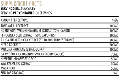 Hammer Labz Trojan Test 90 caps - GIGACULT