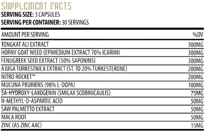 Hammer Labz Trojan Test 90 caps - GIGACULT