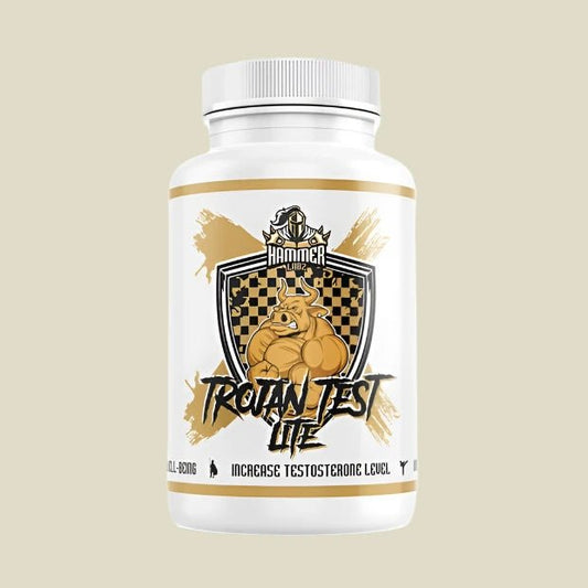 Hammer Labz Trojan Test Lite (60 caps) – Natural Testosterone & Libido Booster - GIGACULT