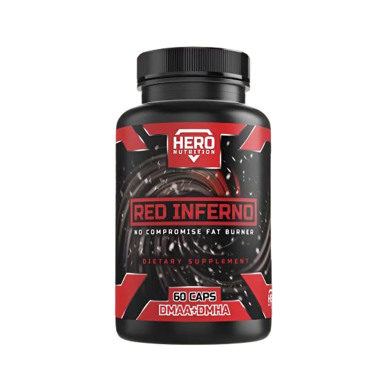 Hero Nutrition Red Inferno DMAA DMHA 60 caps - GIGACULT