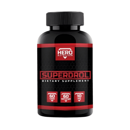 Hero Nutrition Superdrol 10mg 60 caps - GIGACULT