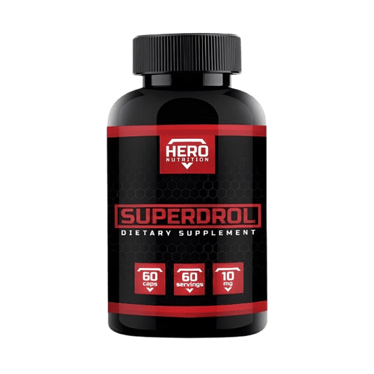 Hero Nutrition Superdrol 10mg 60 caps - GIGACULT