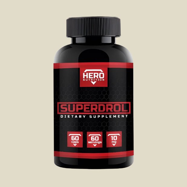 Hero Nutrition Superdrol 10mg 60 caps - GIGACULT