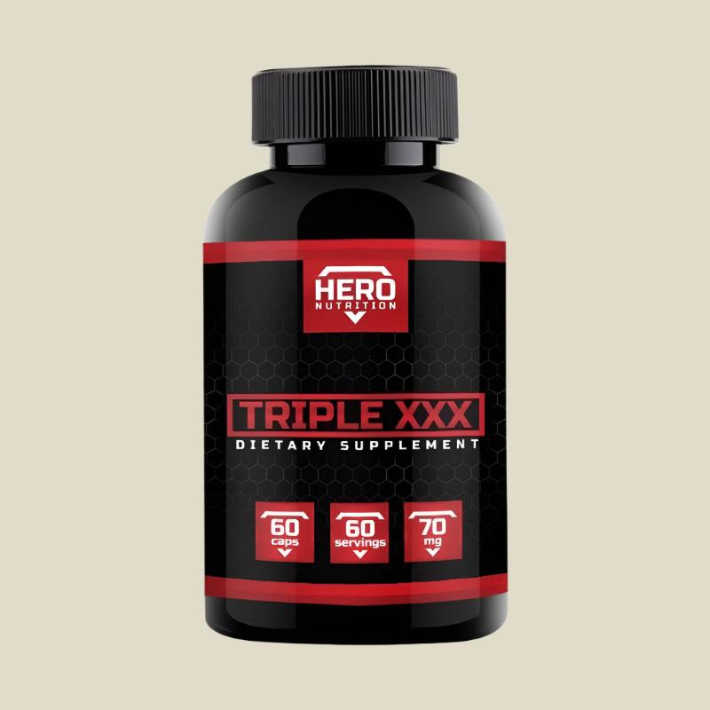 Hero Nutrition Triple XXX 60 caps - GIGACULT