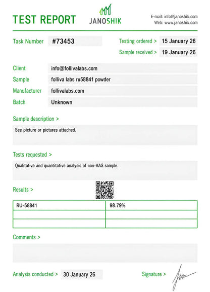 RU58841 Has Attracted Attention in Hair Research - DHT Blocker 50ml (5%)