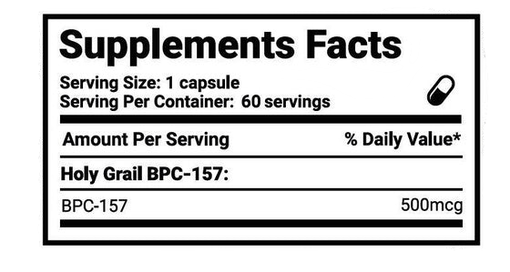 Holy Grail BPC - 157 60 caps - GIGACULT