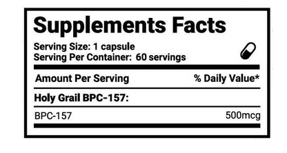 Holy Grail BPC - 157 60 caps - GIGACULT