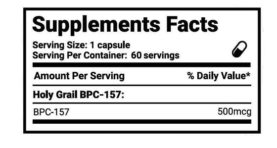 Holy Grail BPC-157 – Revolutionary Regeneration Peptide - GIGACULT